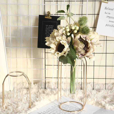 

Siaonvr Artificial Silk Flower Bouquet Home Floral Decor 1 Bunch Beauty Fake Sunflower