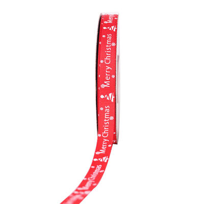 

22m Merry Christmas Letters Gift Packing Satin Ribbon Xmas Party DIY Supplies