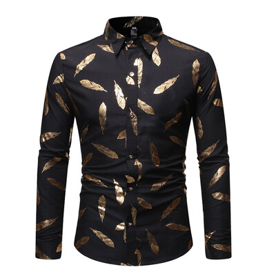 

Tailored Mens Casual Button Turn-Down Collar Slim Fit Long Sleeve Top Shirt Blouse