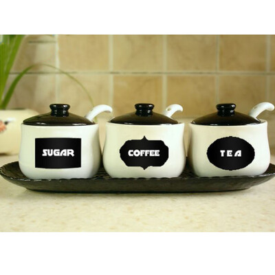 

60PCS New Wedding Home Kitchen Jars Blackboard Stickers Chalkboard Lables