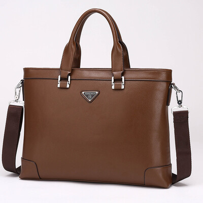 

Factory Wholesale Business Mens Bag Vertical Handbag Mens Briefcase Casual Shoulder Messenger Bag Travel Bag