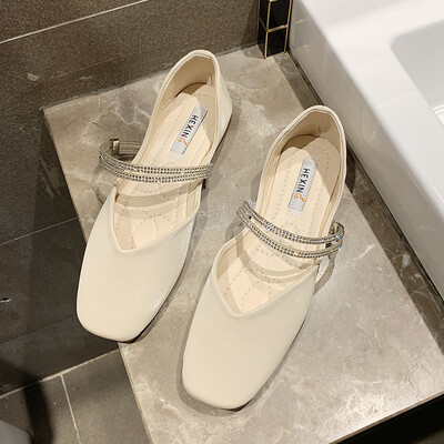 

Single shoe female fairy wind ins tide 2019 new summer fashion Joker net red gentle temperament super fire flat shoes