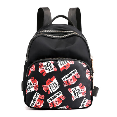 

Printed Shoulder Bag Fashion Printed Backpack Women Shoulder Simple Ethnic Style Light Travel Bag