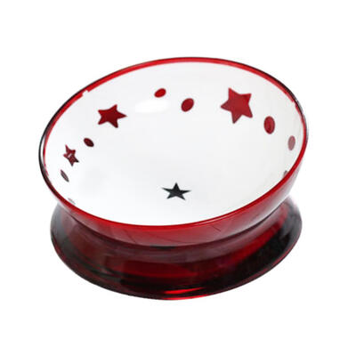 

Pet Tilted Bowl Water Dispenser Food Dish Feeder Drinker for Cats Dogs