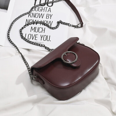 

2019 New Arrival Vintage Shoulder Crossbody Bag PU Leather Women Bags Retro Handbag Small Flap Women Female Clasp Handbag Bolsa