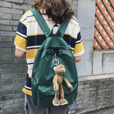 

Backpack Girls Ins Fenggang Fenghuang Korean Edition High School Retro Pangya Wind Shoulder Pack Chao Brand Girls Backpack Girls