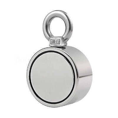 

Upgraded Second-Generation Round Neodymium Fishing-MagnetsDouble-sided-MagneticCombined 2003004006001000KG Pulling Force