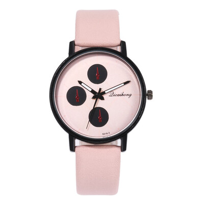

Fashion watch female models Korean version of the simple fake three-eyed ladies