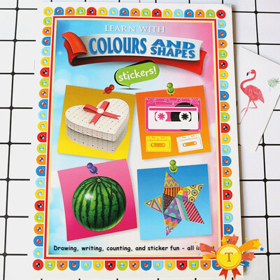 

Sticker Books for Baby Leaning English Story Book with Stickers Preschool Early Learning Educational children Toy