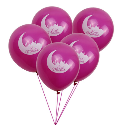 

10pcslot Happy Eid Mubarak Latex Balloons Muslim Eid Al-fitr Hajj Party Decoration Supplies Globos Islamic Ramadan Decor Baloon