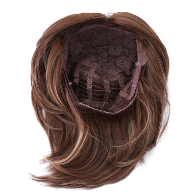 

Greensen Womens Wig Short Brown Straight Synthetic Hair Heat Resistant Cosplay Bingle Wig