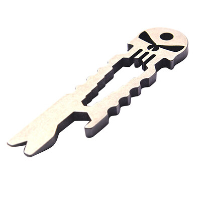 

Skull Tactical EDC Multifunction Survival Tool Key Chain Bottle Opener New