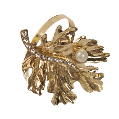 

Gobestart 1PC Napkin Ring Serviette Buckle Holder Wedding Antique Party Table Decor
