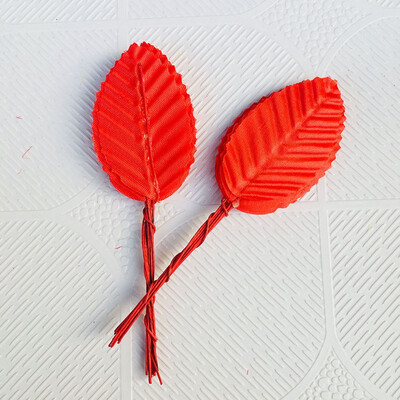 

FUNNYBUNNY 100pcs Silk Leaf Artificial Leaves DIY HOME Decorative Christmas Party decoration Bouquet Wreaths Wedding Decor