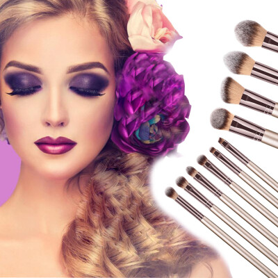 

Toponeto New 10PCS Cosmetic Makeup Brush Brushes Foundation Powder Eyeshadow Brush Set