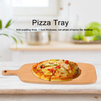 

Greensen Wooden Pizza Board Steak Dish Tray With Handle Beech