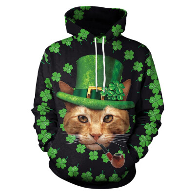 

Clover&Cat Printed Pullover Hoodie