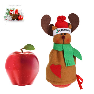 

Tailored Christmas Apple Strage Bags Kids Gift Candy Gift Boxes For Xmas Party Decoration