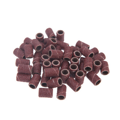 

100 Pcs Nail Drill Sanding Bands Grinding Sand for Manicure Pedicure Nail Drill Machine Nail Art Tool 80 120 180 Optional Size