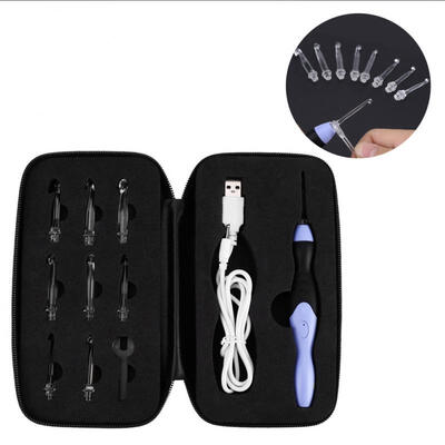 

Greensen USB Rechargeable LED Light Up Crochet Hook Set Knitting Tool with Replaceable Tips 25-65MM