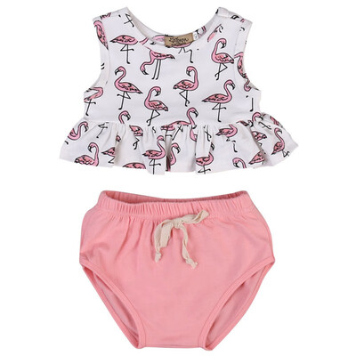 

2017 Baby Girls Clothing Set 2017 Kids Toddler T-shirt Tank Tops Short 2PCS Set Outfits Clothes