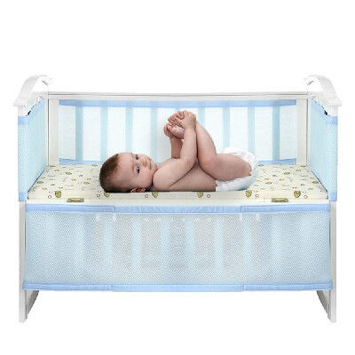 

Baby Crib Bumper Pad Set Guard Liner Fence Bed Sleep Safety Breathable Washable Nursery Cradle Decor Gift Protector Size Adjustabl