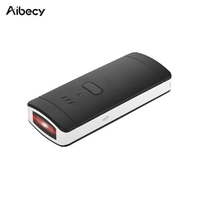 

Aibecy Portable Mini Wireless BT Barcode Scanner 1D Handheld Bar Code Reader with USB Cable Receiver Support for Windows XPWin 7