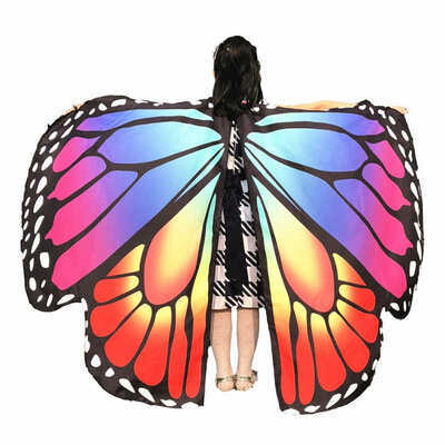 

Halloween Butterfly Wings Type Cloak Children Cloak Party Decoration Cute Butterfly Cloak Festive Party Supplies