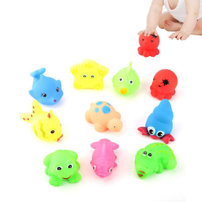 

Greensen 10Pcs Funny Cartoon Animal Baby Bathing Toys Child Shower Play Set