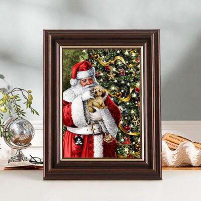 

100 5D DIY Diamond paintings Mosaic Wall Sticker Christmas dog Suitable for Home Puzzle birthday wedding Decor