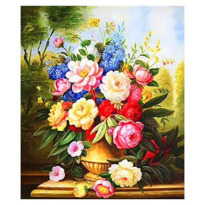 

5D DIY Full Drill Diamond Painting Colorful Flowers Cross Stitch Embroidery