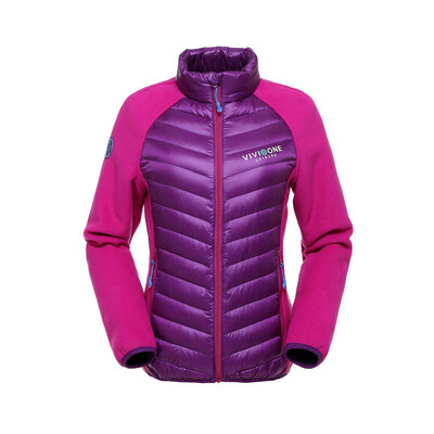 

Winter female Inside down jacket Outdoor sport light thin Down Jackets Women short coatfleece sleevesDown VestNon dismantling