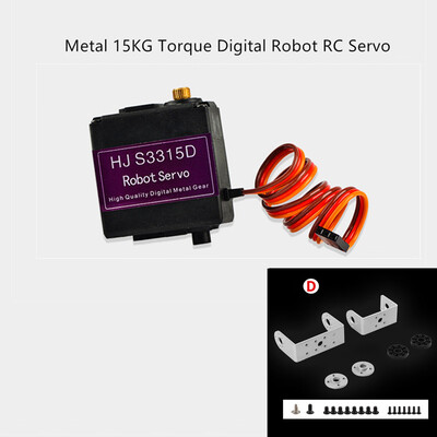 

Tailored HJ S3315D 15KG High Torque180 Rotating Motor Digital Robot Servo For RC Modle