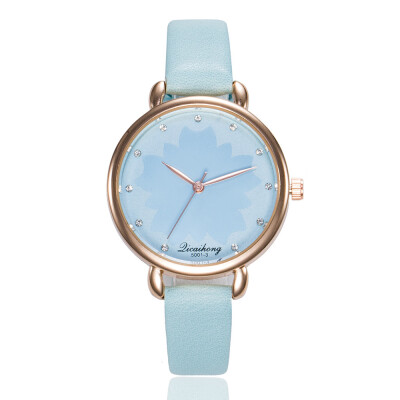 

Korean version of the personalized diamond pattern dial ladies quartz hand