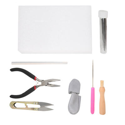 

Greensen DIY HandCraft Wool Felting Tool Set Needle Felting Pen with Scissors Awl Pilers Tool Kit