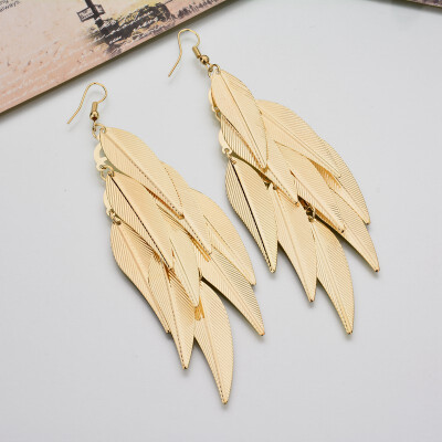 

In 2019 the latest design brand Baroque retro style willow long earrings for women