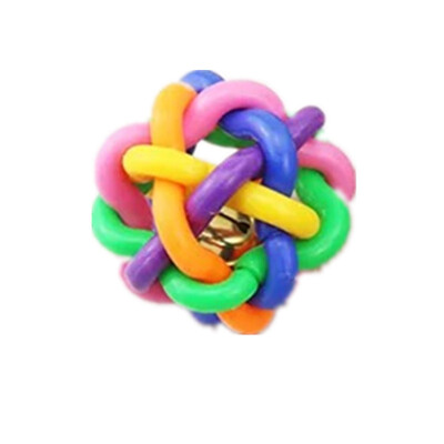 

Pet Chew Toys Dog Colorful Bouncy Rubber Balls with Bell