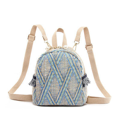 

Travel bag lady bag summer fresh straw woven Single Shoulder Bag Beach Bag Handbag Backpack