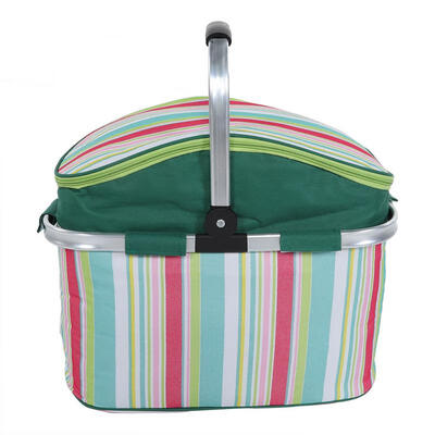 

Greensen Stripe Portable Picnic Food Storage Zipper Box Tote Bento Pouch Lunch Bag Container