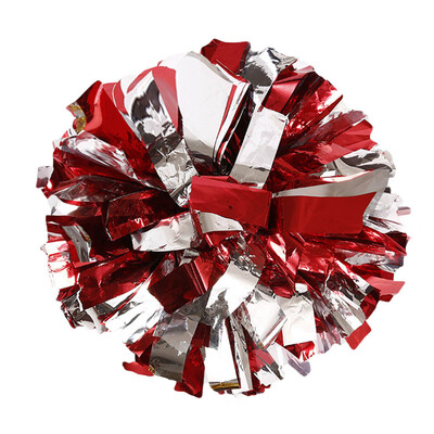 

〖Follure〗Metallic Foil And Plastic Ring Handheld Pom Poms Cheerleading Party Decor