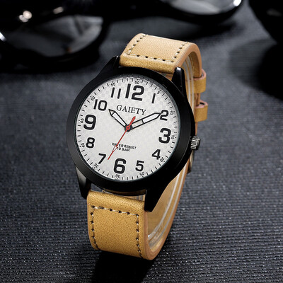 

〖Follure〗Retro Design Luxury Mens Watch Stainless steel Leather Analog Quartz Watches