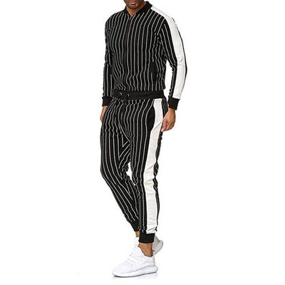 

Toponeto Mens Autumn Winter Casual Button Sweatshirt Top Pants Sets Sport Suit Tracksuit
