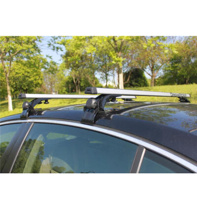 

Ktaxon Silver Window Frame Roof Top Rail Rack Universal 50" Tube Cross Bars Carrier G4