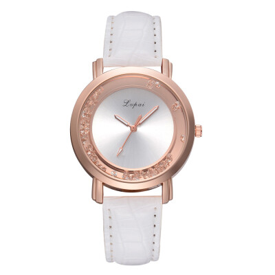 

Lvpai Women Watches Brand Hot Fashion Rhinestone Casual Ladies Luxury Quartz Clock Leather Wristwatch Relogio Feminino