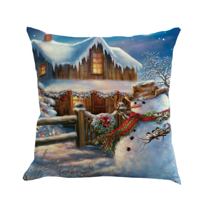 

Tailored Christmas Pillow Cover Pillowcases Decorative Sofa Cushion Cover 45x45cm