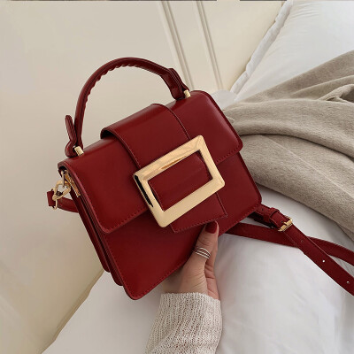 

Advanced sense bag diagonal cross-style female bag 2019 new Korean version of the wild shoulder portable fashion texture saddle bag