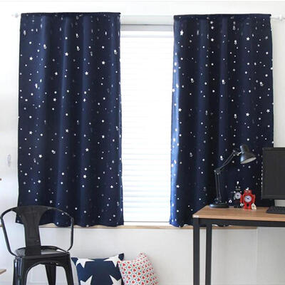 

1X13m Star Blackout Curtain Living Room Window Blind Shading Screen Drapes