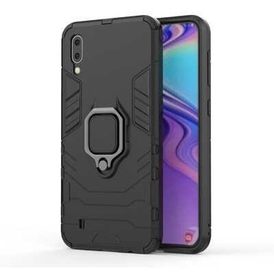 

Car Holder Stand Case For Samsung Galaxy M10 Back Cover Magnetic Bracket Finger Ring Celulars