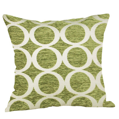 

〖Follure〗Green Lime Natural Cream Cotton Linen Pillow Case Sofa Cushion Cover Home Decor