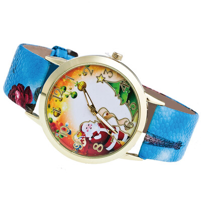 

Top Brand Leather New Chrismas tree Women Watches Fashion Luxury Ladies Quartz Womans Watch Strap Watch Reloj Wristwatch &Ff